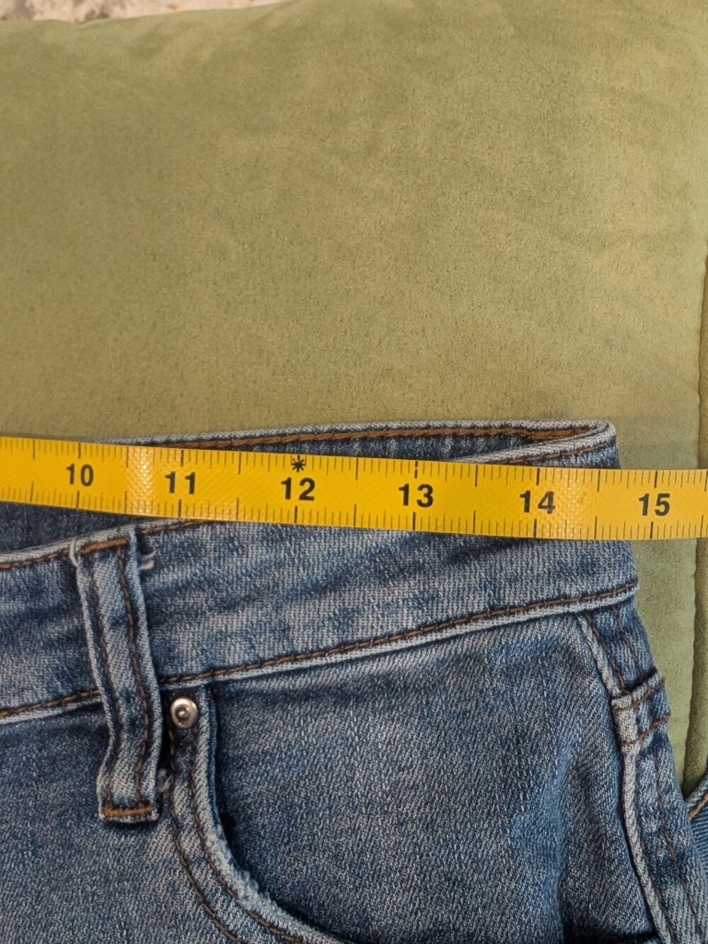Kut from the Kloth Light Blue Denim Frayed Hem Shorts - Picture 8 of 8